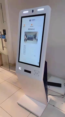 หน้าจอสัมผัสเครื่อง ATM Kiosk A4 เครื่องพิมพ์เลเซอร์ / เครื่องอ่านบัตรประจำตัว / การชำระเงินด้วยกล้อง