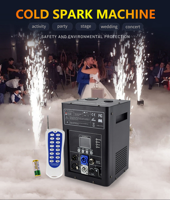 ปาร์ตี้งานแต่งงาน Stage Effect Cold Sparkler Machine 600W ดอกไม้ไฟ