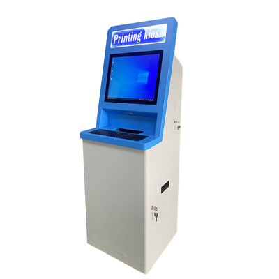 จอภาพ LCD TFT A4 เครื่องพิมพ์ Kiosk บริการตนเอง ตู้ชำระเงินสด หลักฐานการก่อกวน