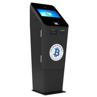 เงินสด Hunghui เงินสดออก Crypto ATM เครื่อง Black Bitcoin Teller Machine