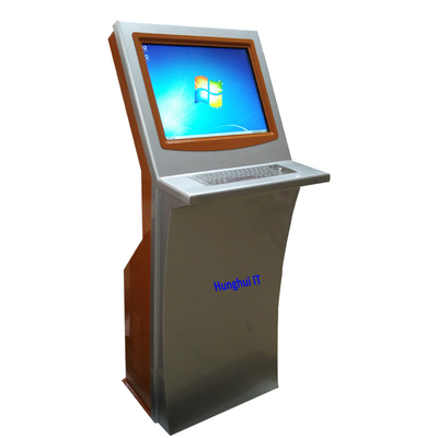 ยูทิลิตี้รัฐบาล Capacitive Touch Self Service Kiosk Machine พร้อมเครื่องพิมพ์เลเซอร์ A4